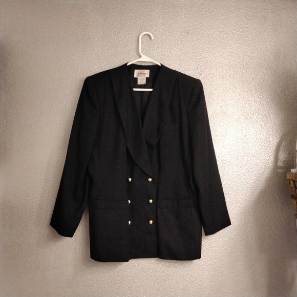 Worthington Women's Vintage Dark Blue Blazer   Size 16 - Picture 1 of 3